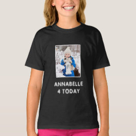 Grattis på födelsedagen dotter Namn och Photo Blac T Shirt