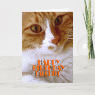 Grattis på födelsedagen Dotter Sweet Cat Kort