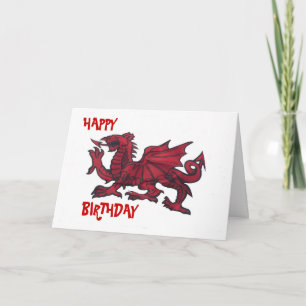 GRATTIS PÅ FÖDELSEDAGEN DRAGON KORT