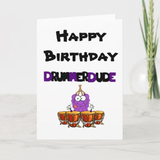 Grattis på födelsedagen Drummer Boy Kort
