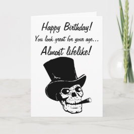 Grattis på födelsedagen! Du ser nästan verklighets Kort