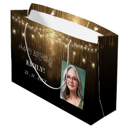 Grattis på födelsedagen Elegant Black Party Modern