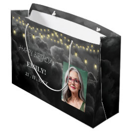 Grattis på födelsedagen Elegant Black Party Modern