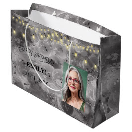 Grattis på födelsedagen Elegant  Black rosa Party