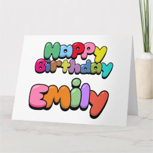 Grattis på födelsedagen Emily Kort