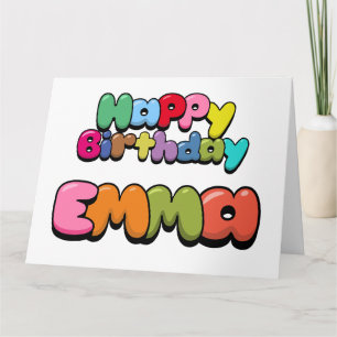 Grattis på födelsedagen Emma Kort