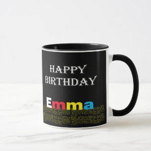 Grattis på födelsedagen Emma Mugg