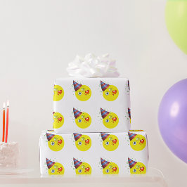 Grattis på födelsedagen Emoji Presentpapper