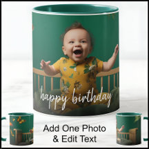 Grattis på födelsedagen En fotomall med fin text