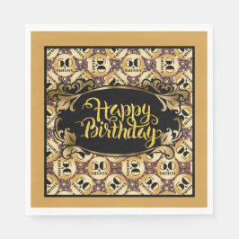 Grattis på födelsedagen Fabulous femty Pappersservett