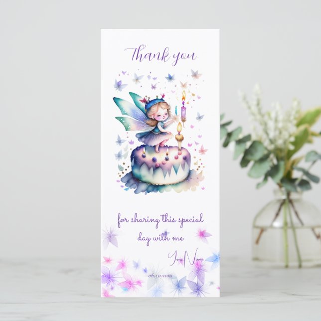 Grattis på födelsedagen Fairy 01 (Stående Fram)