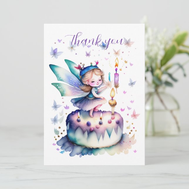Grattis på födelsedagen Fairy 01 (Stående Fram)