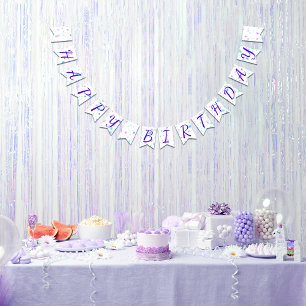 Grattis på födelsedagen Fairy 01 Vimplar