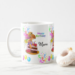 Grattis på födelsedagen Fairy Mugg