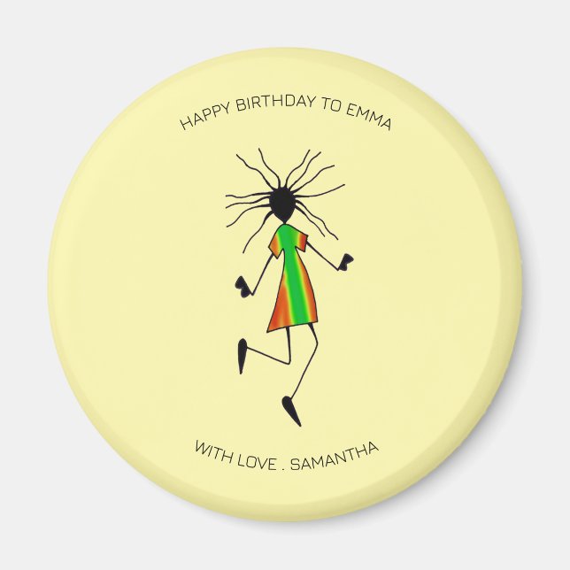 Grattis på födelsedagen, Fantastisk Dance Magnet (Framsidan)