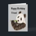 Grattis på födelsedagen Fantastisk Friend Funny Pa Kort<br><div class="desc">Grattis på födelsedagen Friend Funny Panda Bear med texten på insidan säger att det är perfekten att säga att utan dig skulle livet vara PANDAMONIUM. Perfekt för alla de människor som kärlek Pandas.</div>