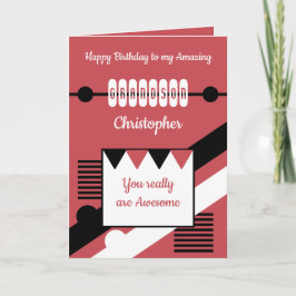 Grattis på födelsedagen fantastisk-morson Red Kort