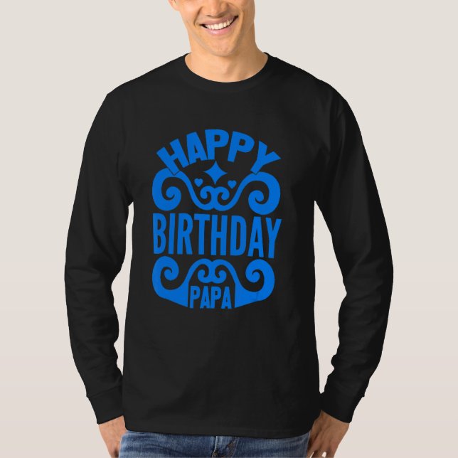 Grattis på födelsedagen Far T Shirt (Framsida)