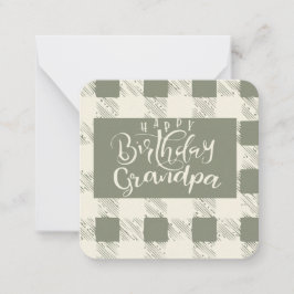 Grattis på födelsedagen farfar anteckningskort