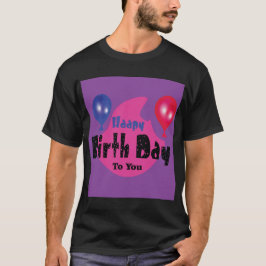 Grattis på födelsedagen – Färgglad festlig födelse T Shirt