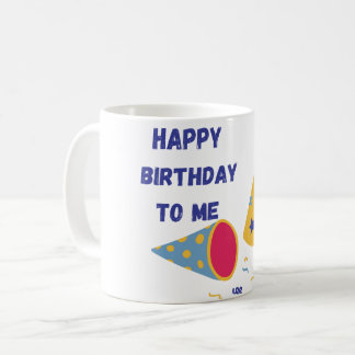 Grattis på födelsedagen Färgglada strössel Anpassa Kaffemugg