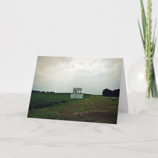 Grattis på födelsedagen Farmer Kort (Framsida)