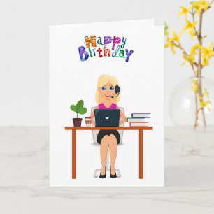 GRATTIS PÅ FÖDELSEDAGEN **FAVORITE CO-WORKER*** KO KORT