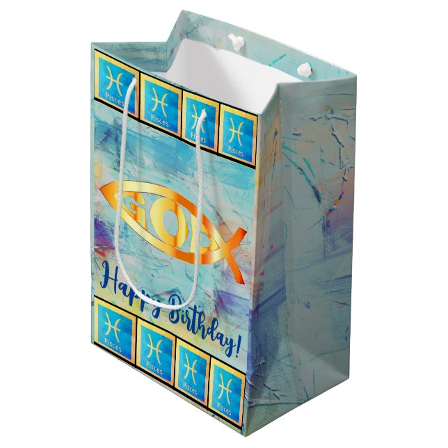 Grattis på födelsedagen /-februari 19-20 mars Pisc (Framsidan Vinklad)