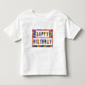 GRATTIS PÅ FÖDELSEDAGEN: Fin Jersey för småbarn Tee Shirt