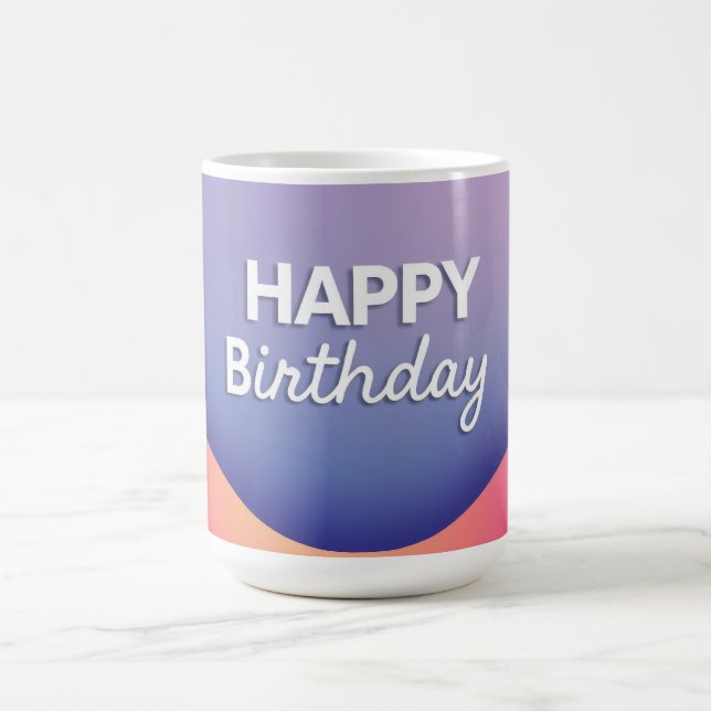 Grattis på födelsedagen Firande Design Kaffemugg (Center)