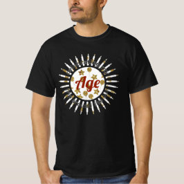 Grattis på födelsedagen Firande Lägg till din ålde T Shirt