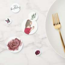 Grattis på födelsedagen flicka