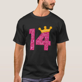 Grattis på födelsedagen flickor 14:e Party 14-årsd T Shirt