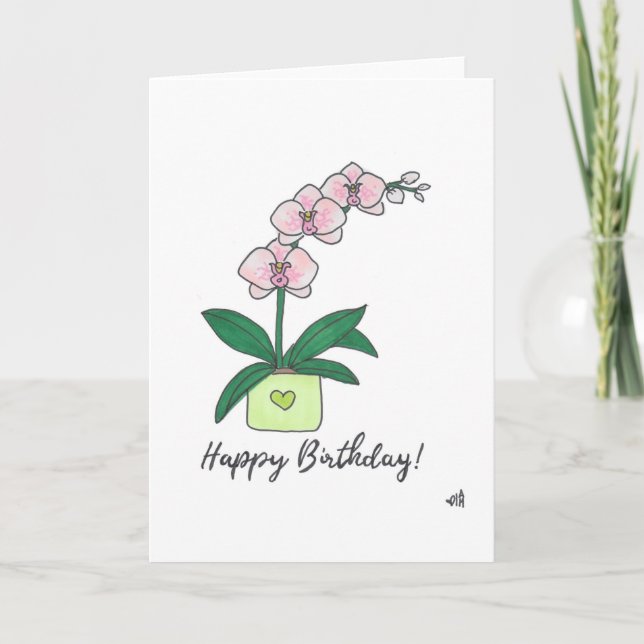 Grattis på födelsedagen Flowers 3-kort Tack Kort (Framsida)