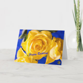 Grattis på födelsedagen Folding Card Helgkort