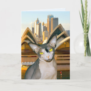 Grattis på födelsedagen för Australien Sydney Helgkort