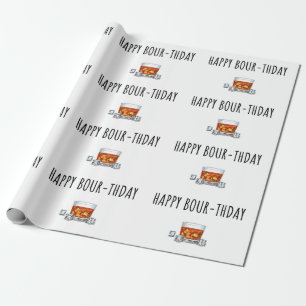 Grattis på födelsedagen för Bourbon Älskare Presentpapper