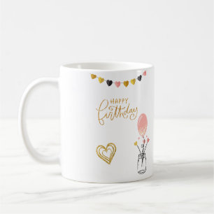 Grattis på födelsedagen för henne kaffemugg