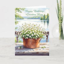 Grattis på födelsedagen för Mamma | Blommor i kopp