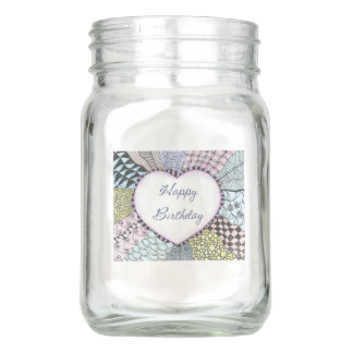 Grattis på födelsedagen för vasMasonburk