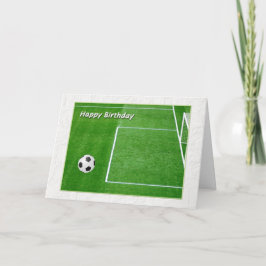Grattis på födelsedagen fotbollsspelare kort