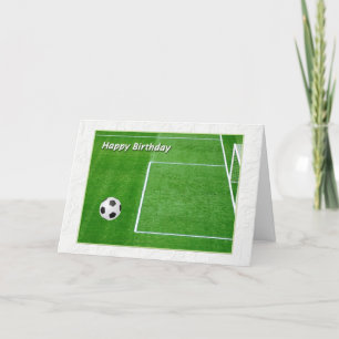 Grattis på födelsedagen fotbollsspelare kort