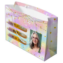 Grattis på födelsedagen-foto-Elegant Svartvit Part