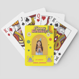 Grattis på födelsedagen Foto Kudd | Personlig gåva Casinokort