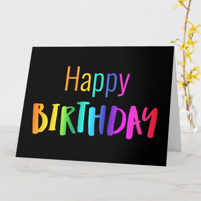 Grattis på födelsedagen från alla oss Coola födels Kort (Gul blomma)