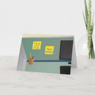 Grattis på födelsedagen från allihop! kort