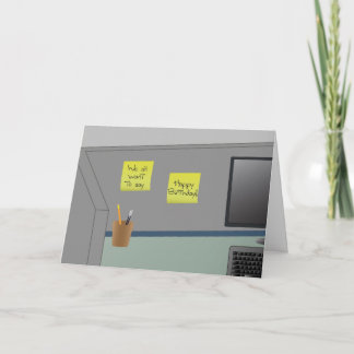 Grattis på födelsedagen från allihop! kort