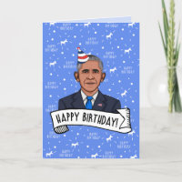 Grattis på födelsedagen från Barack Obama