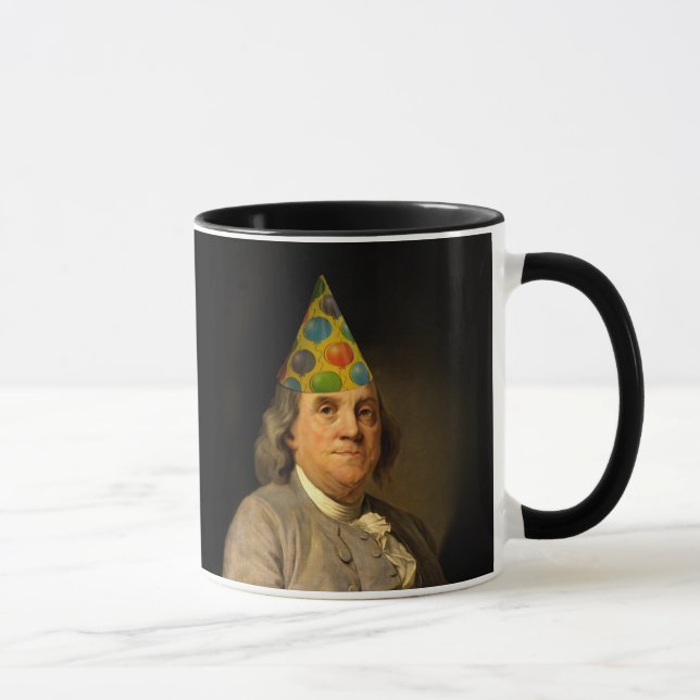 Grattis på födelsedagen från Ben Franklin Mugg (Höger)