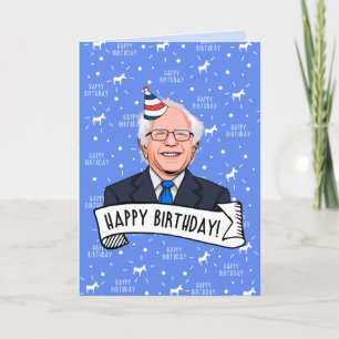 Grattis på födelsedagen från Bernie Sanders Kort